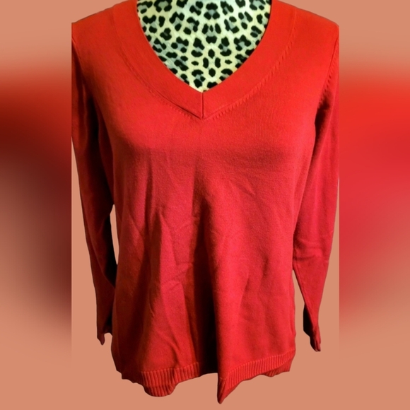 Lot Of 2 Women's Long Sleeve Tops Sz XL Worthington & CATO - Picture 2 of 7